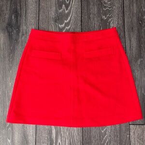 Dynamite Bright Red Mini Skirt